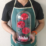 Red Long Life preserved Rose ( Triple )
