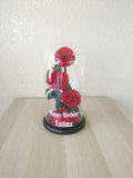 Red Long Life preserved Rose ( Triple )