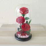 Red Long Life preserved Rose ( Triple )