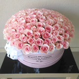 Pink Roses - Round Box - Large