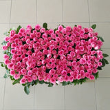 200 Pink Roses in A Big long black box