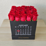 Birthday Standard Square box ( Calendar )