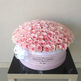 Pink Roses - Round Box - Large