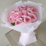 Pink Ohara Roses bouquet