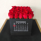 Birthday Standard Square box ( Calendar )