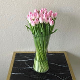 Pink Tulips in A Vase