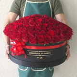 Red Roses - Round Box - Large