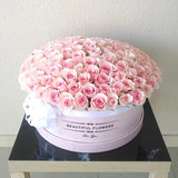 Pink Roses - Round Box - Large