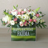 Flowers arrangement - Personalized