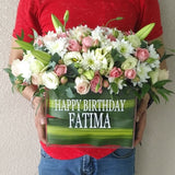 Flowers arrangement - Personalized