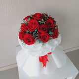 Assorted red roses bouquet - NEW