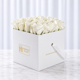 White Roses Box - White Roses with calendar