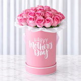Mother's Day Round Box - Pink Roses