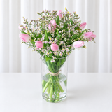 Pink Tulips in a vase
