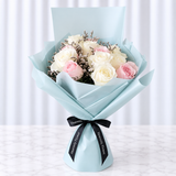 12 roses bouquet - Round Style bouquet