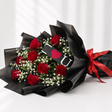 10 Red Roses Bouquet