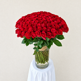 200 Red Roses - Vase