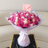 100 Assorted roses bouquet