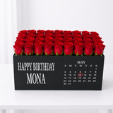 Roses box - Super deluxe - Calendar