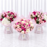 3 assorted flowers bouquets