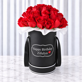 Birthday Flowers Delivery in Dubai (Round Roses Box)