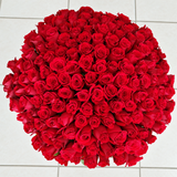 150 Red Roses With A Vase