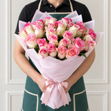 30 roses Bouquet -  Pink roses