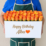 Orange Roses box - Super deluxe