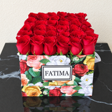 Red Roses in A colorful - Deluxe Box