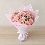 20 roses Bouquet - light Pink