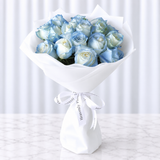 Blue roses bouquet