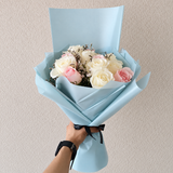 12 roses bouquet - Round Style bouquet