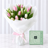 Assorted Tulips with chocolate