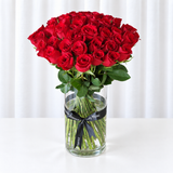 Red Roses in A Vase