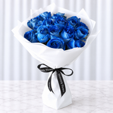 Dark Blue roses bouquet