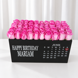 Pink Roses box - Super deluxe - Calendar