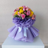 Assorted Purple Flowers Bouquet NEW