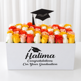 Assorted Roses in a colorful box - Super deluxe
