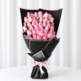 Pink roses bouquet