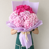 Mixed Pink hydrangeas Bouquet