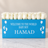 White Roses - Blue Super deluxe box