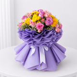 Assorted Purple Flowers Bouquet NEW