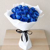 Dark Blue roses bouquet