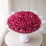 200 Purple Roses Bouquet