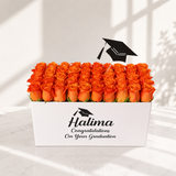 Orange Roses Box - Super Deluxe - Graduation