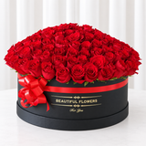 Red Roses - Round Box - Large