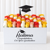 Assorted Roses in a colorful box - Super deluxe