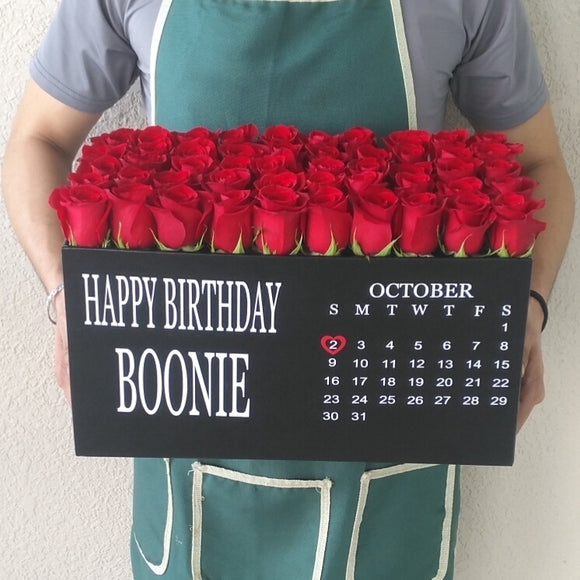 Roses box - Super deluxe - Calendar