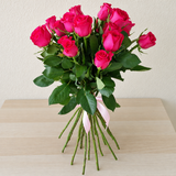 20 hot Pink roses