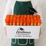 Orange Roses Box - Super Deluxe - Graduation